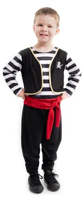Image de Little Adventures Costume Pirate Set pour enfants 3-5 ans - déguisement de pirate