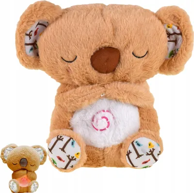Immagine prodotto di Lolex | Koala di peluche - Aiuto al sonno del bambino - Luce e musica - Morbido proiettore - Giocattolo di peluche