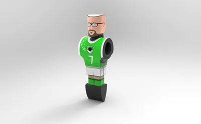 Produktbild von Ullrich-Sport Tischfussball Kicker Aufkleber-Set 'SoccerPro Figur'