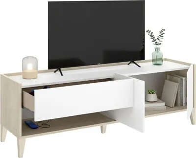 Produktbild von Willits - TV-Schrank, 39x150x50h cm Weiß, Modulartig