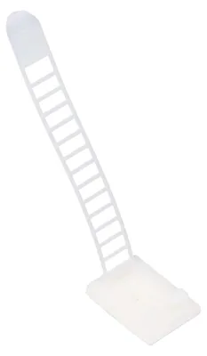 Selbstklebende Kabelmanagement-Clips, Nylon, 100 Stück, Weiß