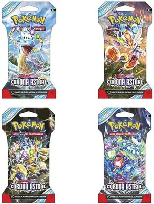 Produktbild von Pokemon Trading Card Game Umschlag Geschützt Zufällige Sternenkrone Scarlet & Violet 1 Einheit Mehrfarbig  Kinder Mehrfarbig One Size