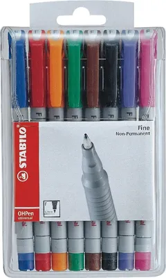 Produktbild von Folienschreiber OHPen F non-permanent VE=5x8 Stück sortiert