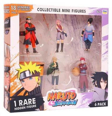 Image de Action Ninja : Set de 6 figurines Naruto Shippuden pour les collectionneurs !