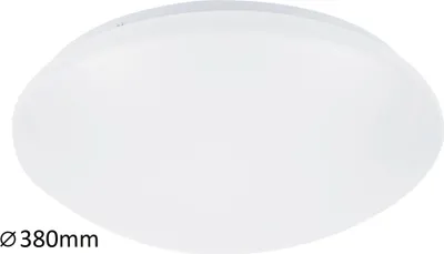 Obrázek produktu pro Koupelnový plafon 38 cm LED 24W bílý kulatý Lucas 3439 Rabalux