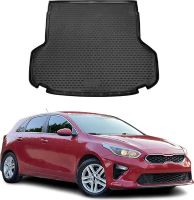 Produktbild von Kofferraummatte Kofferraumwanne für Kia Ceed SW 2005-2021 Gummi TPE Schwarz