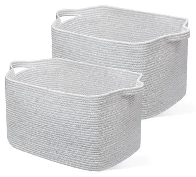 Produktbild von Faltbare Wäschekörbe, 63 L, Set von 2