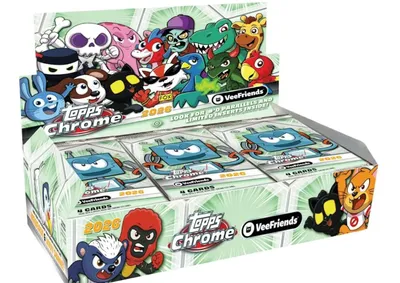Produktbild von 2026 Topps Chrome VeeFriends Hobby Box – Sealed | Gary Vee | Refractors | NEU