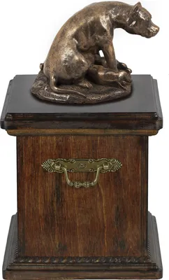 Immagine prodotto di American Staffordshire Terrier - Urna per le ceneri di un cane, urna con statuetta, elegante urna in stile classico del marchio Art-Dog