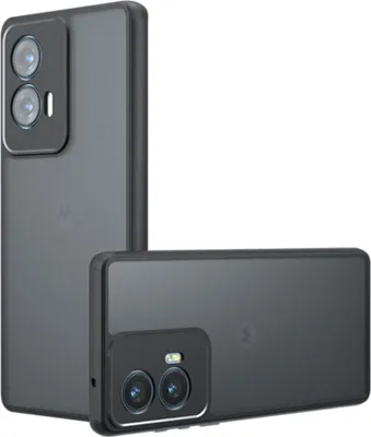 Produktbild von Motorola Edge 50 Fusion Hülle - Coverup Mattes transparentes Back Cover mit Kameraschutz - Schwarz