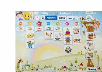 Produktbild von Magnetischer Kalender - Kindergarten