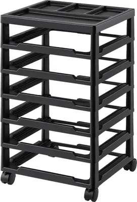 Produktbild von VEFVOR Aufbewahrungs-Organzier (nur Rahmen) Kunststoff 6 Ebenen Rollbar