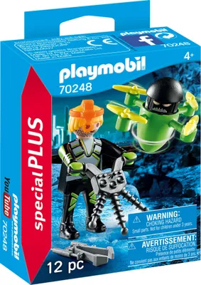 Image de PLAYMOBIL Special Plus 70248 Agent avec drone, dès 4 ans