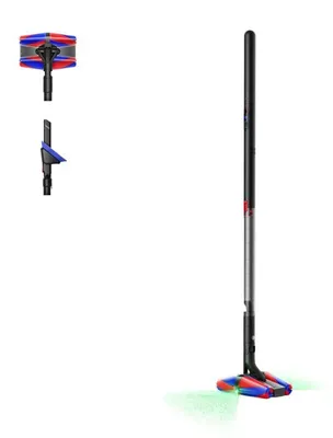 Produktbild von Dyson PencilVac Fluffycones, Stabstaubsauger, Beutellos, Schwarz, Grau, 0,8 l, Matte Black, Trocken