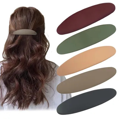 Produktbild von Einfache Haarspangen für Damen – Automatische Vintage-Haarspangen für dünnes und dickes Haar (5 Stück)