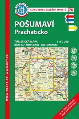 Obrázek produktu pro KČT 70 Pošumaví - Prachaticko 1:50 000 / turistická mapa