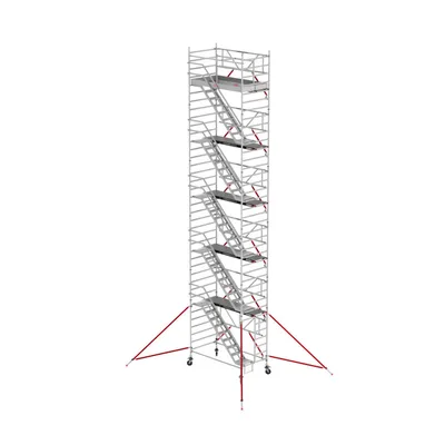 Produktbild von Altrex Treppengerüst RS Tower 53-S Aluminium Safe-Quick mit Holz Plattform 12,20m AH 1,35x1,85m