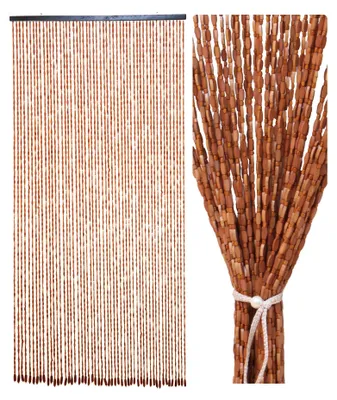 Produktbild von Holzperlenvorhänge 90 x 195 cm (52 Stränge)
