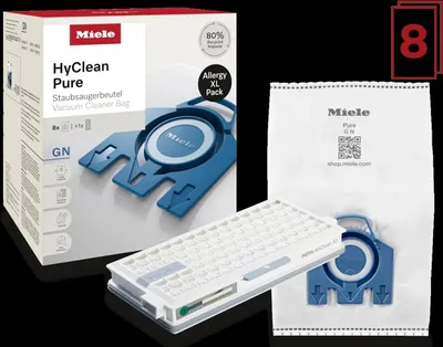 Produktbild von MIELE XL-Pack GN HyClean Pure Staubsaugerbeutel + SF-HA 50 Filter