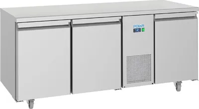 Produktbild von Polar U-Serie Energieeffizienter 3-Tür-Thekenkühlschrank 474Ltr