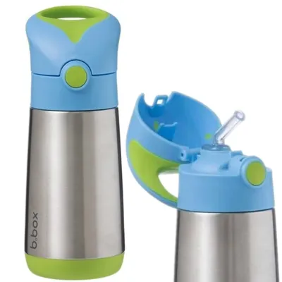 Immagine prodotto di b.box Thermos con cannuccia blu 350 ml