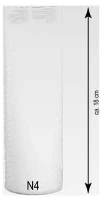 Produktbild von 2er Pack Ersatzkerzen/Nachfüllkerzen weiß 18 cm