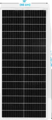 Produktbild von Rigid Solar Panel, 120W Leistung, hohe Effizienz 24%, 16.5V 100W