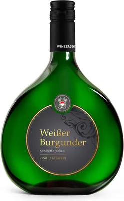 Produktbild von "Prädikatswein" Franken Weißer Burgunder trocken 0,75l