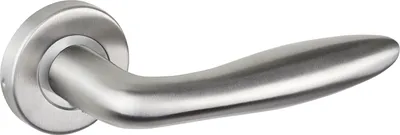 Immagine prodotto di Maniglie per porte Lavuzo Pratona in acciaio inox su rosetta rotonda - per set