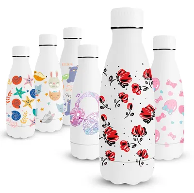 Thermosflasche 350 ml, Edelstahl, BPA-frei, auslaufsicher, Kinder