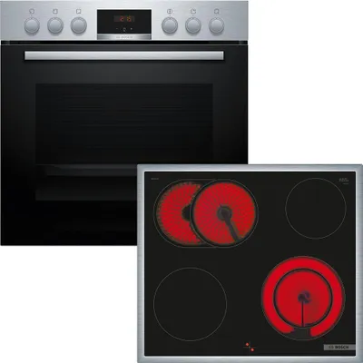 Produktbild von Bosch HND411LR63 (HEA513BR3 + NKN645GA2E) Einbau-Herd-Set