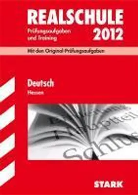 Produktbild von Realschule 2012 Deutsch. Hessen