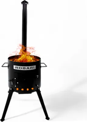 Produktbild von ROBARI Utschak mit Schornstein für Kazan 12 - 15L Feuerofen Feldküche Feuertonne