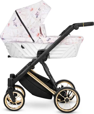 Image de Kunert Poussette Ivento Premium Ive 04 Delicate Flowers Gold siege auto