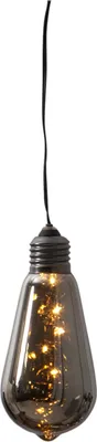 Produktbild von Star Trading 700-07, Leichte Dekorationsfigur, Schwarz, Polyvinylchlorid (PVC), IP20, Silber, 1 Glühbirne(n)