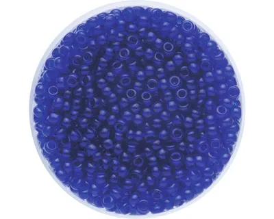 Produktbild von Glorex Rocailles Perlen 2,6 mm 17 g lapis
