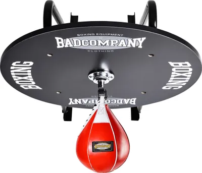 Produktbild von Speedball Plattform mit Leder Boxbirne rot medium zur Wandmontage I BCA-130