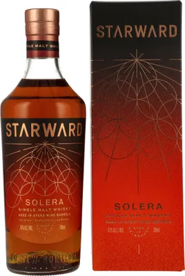 Produktbild von Starward Solera + Box 700ml 43% Vol.