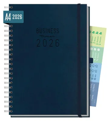 Produktbild von Business-Timer Maxi 2026 / A4 / Nachtblau / Häfft-Verlag