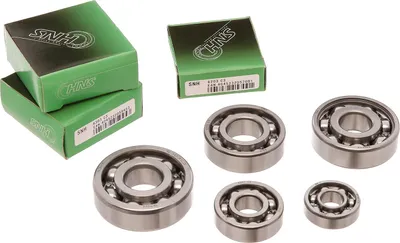 Produktbild von Set: Kugellager Motor M52, M53, M53/2 - für Simson S50, KR51/1 Schwalbe, SR4-1 Spatz, SR4-2 Star, SR4-3 Sperber, SR4-4 Habicht