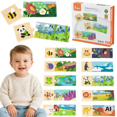 Obrázok produktu pre Logické puzzle Viga so zvieratkami