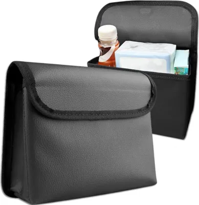 Immagine prodotto di EDIBAZZAR | Organizzatore universale, nero, compatto per auto con serratura