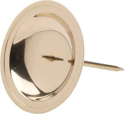 Produktbild von Kranzteller Advent Ø 8,5cm Messing Gold Poliert Untersetzer Kerzenhalter Deko