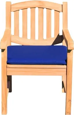 Immagine prodotto di Teako Design Cuscino per seduta Sedia da giardino 61x50 cm Poliestere Blu