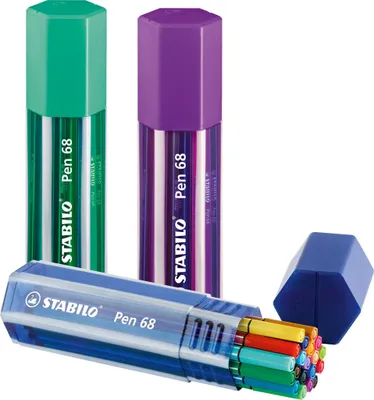 Zdjęcie produktu dla STABILO Pen 68 Big Pen Box 6820-1 Pa=20 kolory różne