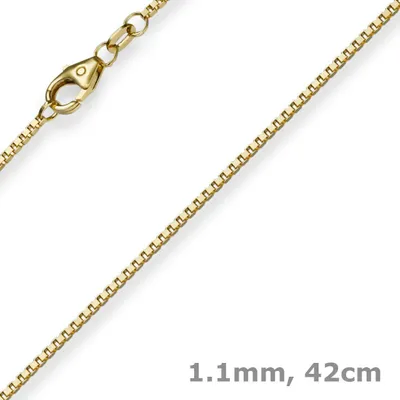 1-1mm-Venezianerkette-585-Gelbgold-42cm