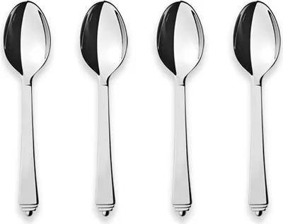 Immagine prodotto di Georg Jensen - Cucchiaio da caffè a piramide 12,5 cm, 4 pezzi