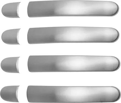 Produktbild von Türgriff Blende Chrom für VW Tiguan 2007-2016 4-Tür Gebürstet Silber 8x