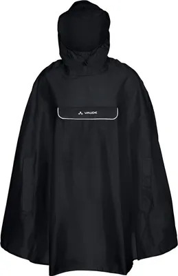 Zdjęcie produktu dla VAUDE Valdipino Poncho, kolor: czarny, rozmiar: M