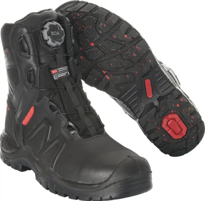 Produktbild von Mascot Sicherheitsstiefel S3 mit BOA® Fit Syste Sicherheitsstiefel S3 Sicherheitsschuhe Gr. 45, schwarz